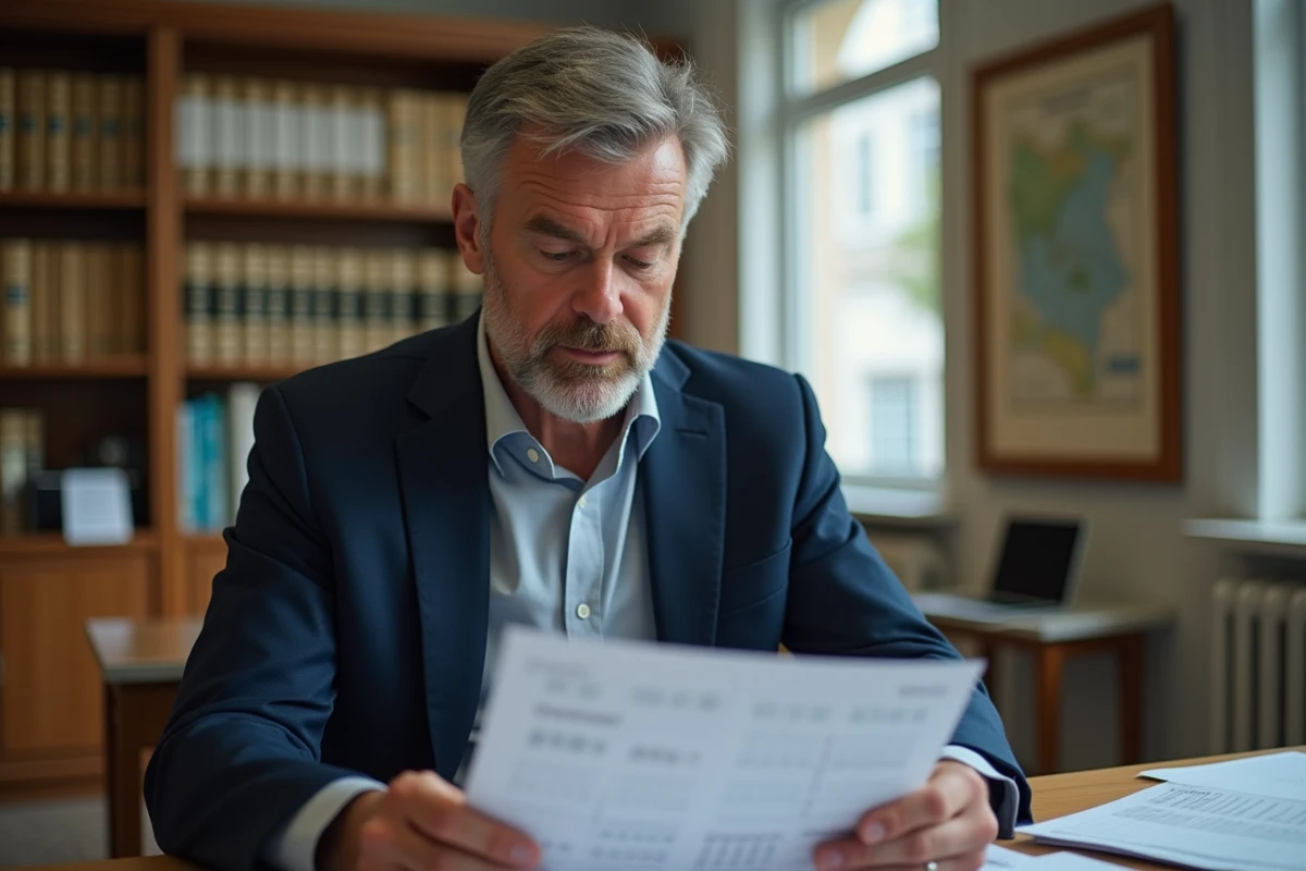 Fonctionnaire territorial en Moselle consultant le calendrier des jours fériés 2026 dans un bureau administratif